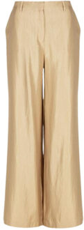 Freebird Trouser lolani wide Goud - M