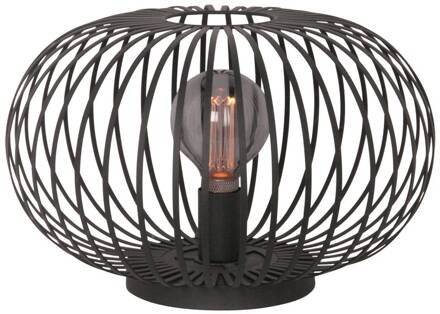 Freelight Aglio tafellamp, Ø 40 cm, zwart, metaal