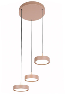 Freelight Hanglamp Alieno 3 lichts Ø 33 cm comfortlift beige