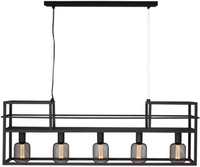 Freelight Hanglamp Culinara Zwart met Rek 120cm