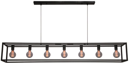 Freelight Hanglamp Esteso Mat Zwart 168cm