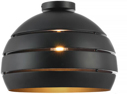 Freelight Plafondlamp Djarin Ø 40 cm zwart goud