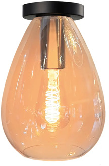 Freelight Plafondlamp Dorato H 26 cm zwart goud