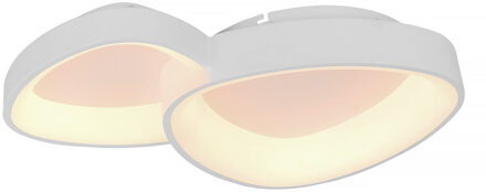 Freelight Plafondlamp Organico L 58 cm wit