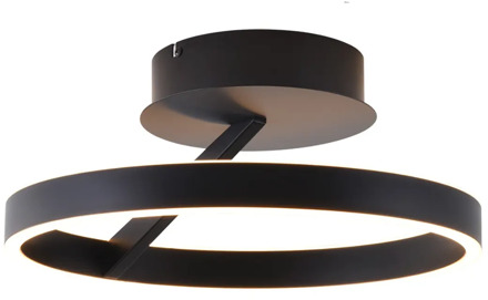 Freelight Plafondlamp Pilota Ø 40 cm zwart