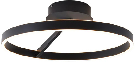 Freelight Plafondlamp Pilota Ø 55 cm zwart