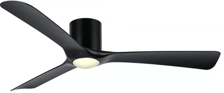 Freelight Plafondventilator Storm WIFI Ø 132 cm met LED geluidsloos zwart