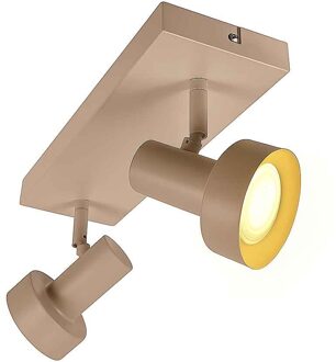 Freelight Spot Lunata 2 lichts L 30 cm beige