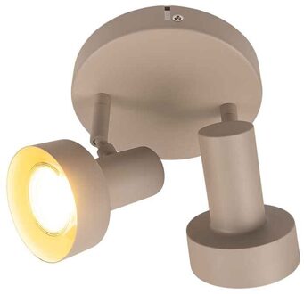 Freelight Spot Lunata 2 lichts Ø 15 cm beige