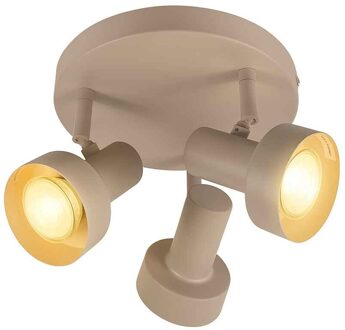Freelight Spot Lunata 3 lichts Ø 20 cm beige
