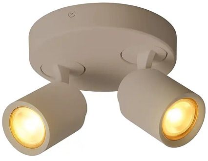 Freelight Spot Razza 2 lichts Ø 17 cm GU10 beige