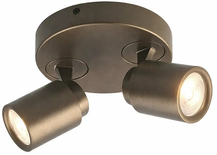 Freelight Spot Razza 2 lichts Ø 17 cm GU10 brons goud