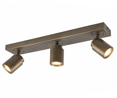 Freelight Spot Razza 3 lichts L 54 cm GU10 brons goud
