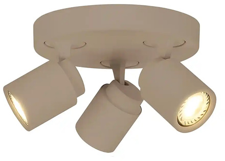 Freelight Spot Razza 3 lichts Ø 21 cm GU10 beige