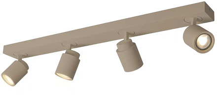 Freelight Spot Razza 4 lichts L 76 cm GU10 beige