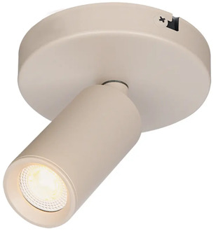 Freelight Spot Scolo 1 lichts Ø 10 cm beige