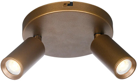 Freelight Spot Scolo 2 lichts Ø 15 cm brons goud