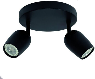 Freelight Spot Trova 2 lichts Ø 20 cm zwart