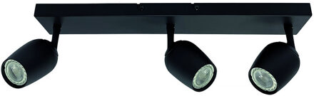 Freelight Spot Trova 3 lichts L 50 cm zwart