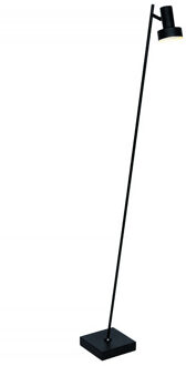 Freelight Vloerlamp Lunata 1 lichts H 130 cm zwart