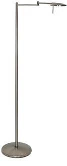 Freelight Vloerlamp Piattino H 120 cm 3 step dim mat chroom