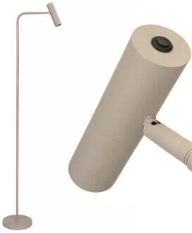 Freelight Vloerlamp Undici 1 lichts H 135 cm beige