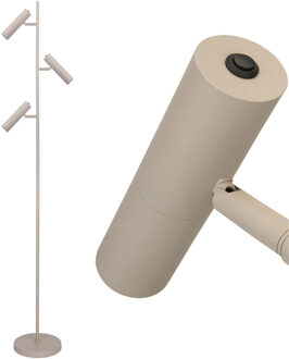 Freelight Vloerlamp Undici 3 lichts H 165 cm beige