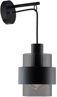 Freelight Wandlamp Chiasso H 40 cm zwart