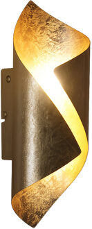 Freelight Wandlamp Letto H 31 cm goud