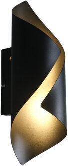 Freelight Wandlamp Letto H 31 cm zwart