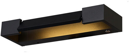 Freelight Wandlamp Parete L 31 cm zwart