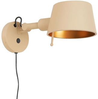 Freelight Wandlamp Sovrano kort L 33 cm beige