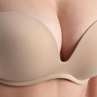 FREEPLUS Dames Push-Up Beha Zonder Draad Beige - EU 80B /UK 36B