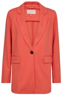FREEQUENT blazer 126724 Fqnanni JA Fashion/Hot Coral Freequent , Red , Dames - Xl,L,M