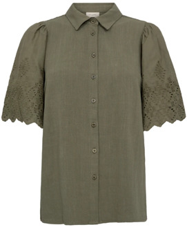 FREEQUENT Fqlara blouse olijf Freequent , Green , Dames - M,S