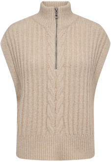 FREEQUENT Gilet Silla Beige dames - L,S,XL,M,XXL