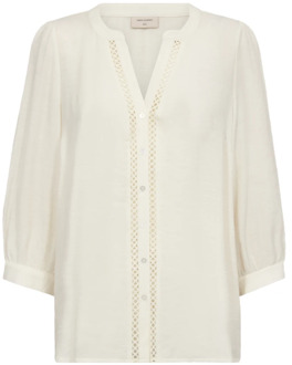 FREEQUENT Maira blouse ecru Freequent , Beige , Dames - 2Xl,Xl,L