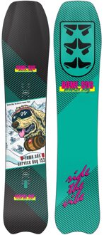 Freeride Snowboard 153 Zwart dessin
