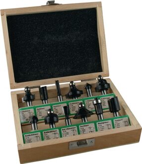 Freesset | hardmetaal schacht-d. 8 mm | 12-delig | 1 stuk - 973CT12A05 - 973CT12A05