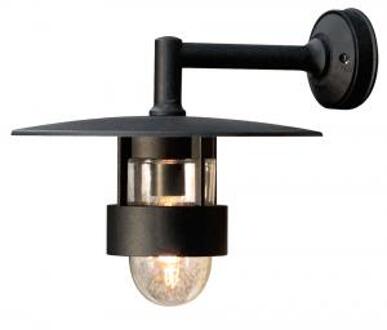 Freja Down 504-750 Buitenlamp (wand) Spaarlamp, LED E27 60 W Zwart