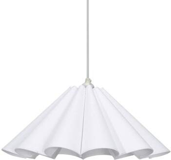Frenja hanglamp, katoen, wit, Ø 45 cm