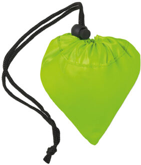Fresa polyester opvouwbare shopper tas - maat One size Groen