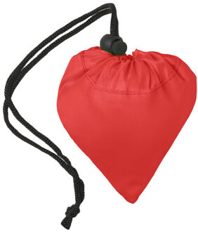 Fresa polyester opvouwbare shopper tas - maat One size Rood