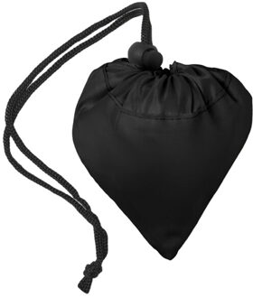 Fresa polyester opvouwbare shopper tas Zwart - One size