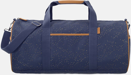 Fresk weekendtas indigo dots Donkerblauw