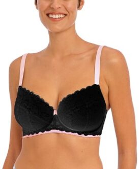 Freya Off Beat UW Padded Half Cup Bra * Actie * Zwart,Roze,Wit - C 70,C 75,C 80,C 85,D 65,D 70,D 75,D 80,D 85,E 65,E 70,E 75,E 80,E 85,F 65,F 70,F 75,F 80,F 85,D 60,E 60,F 60,G 60,G 65,G 70,G 75,G 80,G 85,H 60,H 65,H 70,H 75,H 80,H 85,I 60,I 65,I 70,I 75,I 80,I