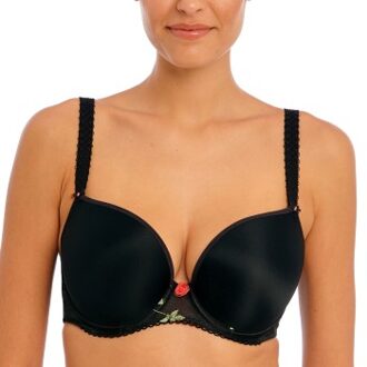 Freya Rose Blossom UW Moulded Plunge T-Shirt Bra * Actie * Zwart - E 75,E 80,F 65,F 70,F 75,G 65,G 70,G 75,G 80,H 65,H 70,H 75,H 80,I 70,I 75,I 80