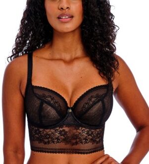 Freya Sydnie Underwired Longline Bra Zwart - C 70,C 75,C 80,D 65,D 70,D 75,D 80,D 85,E 65,E 70,E 75,E 80,E 85,F 65,F 70,F 75,F 80,F 85,D 60,E 60,F 60,G 60,G 65,G 70,G 75,G 80,G 85,H 60,H 65,H 70,H 75,H 80,H 85,I 60,I 65,I 70,I 75,I 80