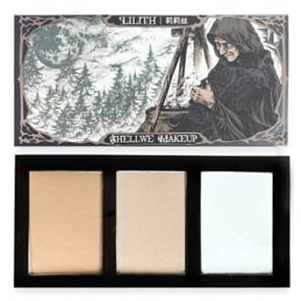 freya86 3 Color Highlighter Contour Palette - Lilith #Lilith