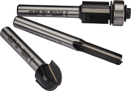 Frezenset 6mm 3-delig - D-70459 D-70459